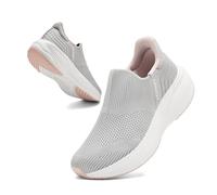 TIAROOTT Damen Slip On Sneaker Walkingschuhe Outdoor Turnschuhe Mesh Leichte Atmungsaktiv Freizeitschuhe Sportschuhe Gym Bequem Schlupfschuhe Nurse Schuhe