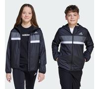 Tiberio Windbreaker Kinder Black / Grey Four / White 152