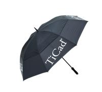 TiCad Golfschirm WINDBUSTER - Schwarz mit UV Schutz