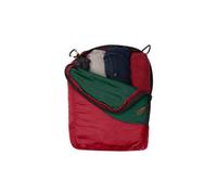 Ticket to the Moon Packwürfel "Travel Cube Medium" upcycled Bordeaux/Dunkelgrün