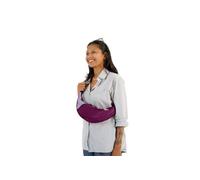 Ticket to the Moon upcycled Bauchtasche/Crossbody Umhängetasche "Sling Bag" Plum-Lavender