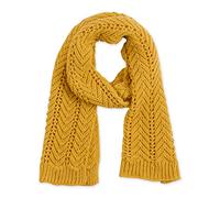 Tickled Pink Damen Soft Knit Scarf Modischer Schal, Chevron senfgelb, Einheitsgröße