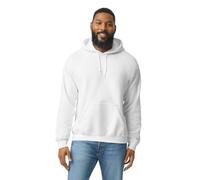 TICTEX Hoodie Herren große Größen by Gildan - Sweatshirt mit Kapuze - Kapuzenpullover in vielen Farben - Coole Hoodies - White, L