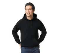 TICTEX Hoodie Herren große Größen by Gildan - Sweatshirt mit Kapuze - Kapuzenpullover in vielen Farben - Coole Hoodies - Black, 5XL