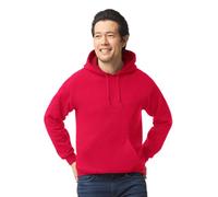 TICTEX Hoodie Herren große Größen by Gildan - Sweatshirt mit Kapuze - Kapuzenpullover in vielen Farben - Coole Hoodies - Red, 5XL