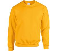 TICTEX Unisex Heavy Blend Crewneck Sweatshirt by Gildan - Herren-Pullover Baumwolle mit Rundhals in vielen Farben - große Größen - Gold, L