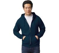 TICTEX Unisex Kapuzensweatjacke by Gildan | Heavy Blend Fleecejacke für Herren und Damen | Sweatjacke S-5XL mit Kapuze und Reißverschluss | Leichte Sommerjacke in vielen Farben | Navy, 5XL