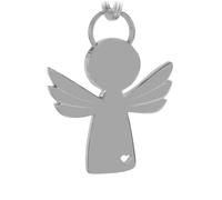 Tidero Schutzengel Schlüsselanhänger Hope - Engel Anhänger für Männer Frauen - Geschenk Glücksbringer Auto Fahr vorsichtig Metall (Silber (matt))