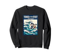Tides of the Fist Ocean Legend Surfing Monkey Wave Sweatshirt