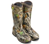 TIDEWE Gummi-Jagdstiefel, wasserdicht, isoliert, Next Camo G2, warme Gummistiefel mit 7 mm Neopren, stabile Outdoor-Jagdstiefel für Herren (800 g isoliert und Standard, Größe 39-42)