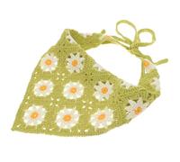TIDTALEO Elastisches Kopftuch aus Baumwolle Komfortabel und Atmungsaktiv Grün Modisches Blumenstirnband für Frauen und Mädchen für Outdoor Aktivitäten und Yoga