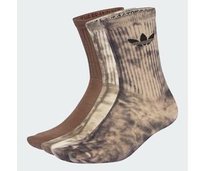 Tie Dye Crew Socken, 3 Paar Utility Black / Off White / Earth Strata 37-39