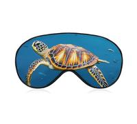 Tiere, Meeresschildkröten, Augenmaske für Damen und Herren, atmungsaktive und verstellbare Augenabdeckung, ultraweiche Schlafmaske, leichte Reise-Augenbinde für Flugzeug, Nickerchen, Nachtschlaf