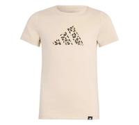 Tiermotiv T-Shirt für Mädchen adidas Graphic Beige 7/8 Jahre alt
