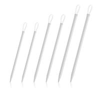 TIESOME Wollnadel zum Vernähen, 6 Stück Stopfnadel Set Nähnadeln mit Großem Öhr Nylonfaden Stopfnadeln für Wolle 3 Größen: 9cm, 7.9cm, 7.3cm, Perfekt für Strick- und Häkelprojekte Grau
