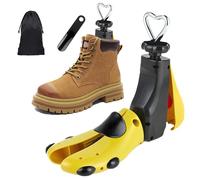 Tigcent Schuhspanner Damen und Herren Stiefelspanner mit Schuhlöffel, 4-Wege Schuhdehner Schuhweiter für Einstellbare Länge und Breite, 1 Stück (1 Stück, 43-47)