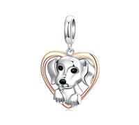 Tiger-Anhänger 925 Sterlingsilber Katze Charm Kuh Affe Charm Tier Charm Tier Charm für Pandora Charm Armband, Sterling-Silber Silber