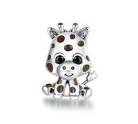 Tiger-Anhänger 925 Sterlingsilber Katze Charm Kuh Affe Tier für Pandora Armband, Sterling-Silber