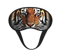 Tiger Face Sleep Mask for Side Sleeper, Blackout Eye Mask for Women Men, Zero Pressure Sleeping Masks Soft Breathable Eye Cover Comfortable Blindfold Eyeshade for Night Sleep