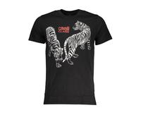 Cavalli Class Tigerprint T-Shirt Schwarz - Größe: XL