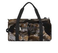 Tiger in Cave Turnbeutel für Damen und Herren, Schuhfach, wasserdicht, Reisetasche, Sporttasche für Sport, Fitnessstudio, Yoga, Tiger in Höhle, Einheitsgröße