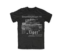 Tiger Panzer T-Shirt, Größe: XL
