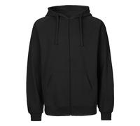 TIGER UNISEX TIGER COTTON HOODIE WITH ZIP XS BLACK