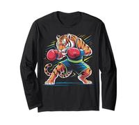 Tigerliebhaber Jungen Mädchen Damen Boxer Tiger Langarmshirt