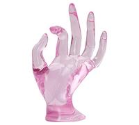 tiggell Weibliche Schaufensterpuppe, Handschmuck, Halter für Halsketten, Armbänder, Ringe, Uhren, Stütze für Organisation (Rosa)