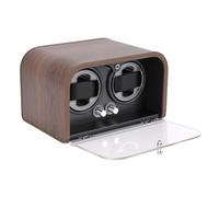 TIKATARER Uhrenbeweger für Automatikuhren, Mechanischer Uhrenbeweger, 4 Rotationsmodus-Einstellungen mit LED-Licht, Wartungsbox für Leise Motoren, Ideal für Männer (4 Beobachtungspositionen)