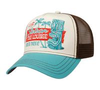 Tiki Lounge Trucker Cap by Stetson braun One Size