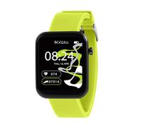 Tikkers Kids Series 13 Smartwatch mit Fitness-Tracker, Wecker, Kamera, GPS-Anschluss, Pulsmesser, Schrittzähler, Touchscreen, Limettengrünes Silikonarmband