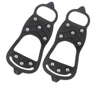 TIKODIDA Antirutsch Steigeisen Überschuhe aus TPE und Metall mit Flexiblen Bodenzähnen 1 Paar Unisex Schuhkrallen für Boots Freizeitschuhe Schneezubehör für Eisige Winterflächen