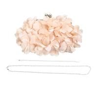 TIKODIDA Elegante Damen Flower Evening Clutch Tasche Schultertasche aus Stoff Modische Bankett Partytasche für Frauen Handliche Blumen Abendtasche für Party und Bankett