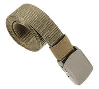 TIKODIDA Verstellbarer Taktischer Außengürtel aus Atmungsaktivem Canvas mit Kunststoffschnalle für Outdoor Aktivitäten und Militärisches Training Grün Unisex