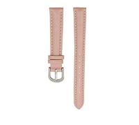 TikTako Echtes Leder-Armband-Frauen Armband Plain Armbanduhren Band Blau-Rosa-Grau Farbe Uhrenarmband 14 16 18 20 MM Soft-Band