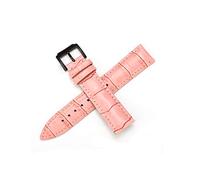 TikTako Kuh-echtes Leder-Armband-Uhrenarmband Womans-Armbanduhr-Band-Blau, Rosa, Rot, Weiß, Rosa Buckle 12MM 14MM 16MM 18MM 20MM