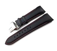 TikTako Kuh-Leder-Armband-Gurt-Uhr-Bügel-Armbänder Faltschließe Quick Release-Uhrenarmband 22-24mm