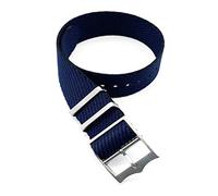 TikTako NATO-Uhrenarmband 20mm 22mm Nylon Ersatz-Armband-Uhrenarmband Navy blau, 20mm