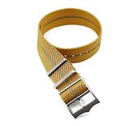 TikTako NATO-Uhrenarmband 20mm 22mm Nylon Ersatz-Armband-Uhrenarmband Orange Khaki, 20mm