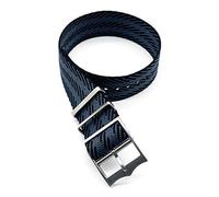 TikTako NATO-Uhrenarmband 20mm 22mm Nylon Ersatz-Armband-Uhrenarmband Schwarzgrau, 22mm