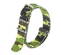 TikTako Nylon NATO-Uhrenarmband 18mm/20mm/22mm Uhrenarmband-Militär-beiläufigen Uhr-Bügel-Armee-Sport-Uhr-Band Style 2, 22mm
