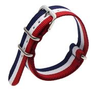 TikTako Nylon NATO-Uhrenarmband 18mm/20mm/22mm Uhrenarmband-Militär-beiläufigen Uhr-Bügel-Armee-Sport-Uhr-Band Style 3, 22mm