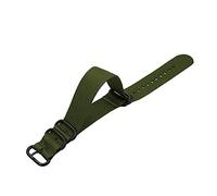 TikTako Nylon Uhrenarmbänder 18mm/20mm/22mm/24mm Nylon-Uhrenarmband NATO Nylon Canvas-Uhrenarmband Grün, 20mm