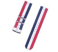 TikTako Quick Release NATO Uhrenarmbänder 18mm/20mm/22mm/24mm-Streifen Nylon Armband mit Edelstahl-Schnalle Style 3, 24mm