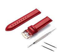 TikTako Uhrenarmbänder 12MM 13MM 14MM 17MM 18MM 20MM Armband-echtes Leder-Uhrenarmband-Armband Schwarz Braun