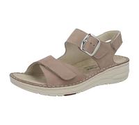Tilla - Berkemann Damen-Sandale aus Echtleder - Komfort-Sandalette mit Wechselfußbett, Klettverschluss & Handnaht