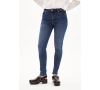 TILLAA | Jeans Skinny Leg Mid Waist Bio-Baumwoll Mix X-Stretch - blau (31-34)