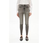TILLAA | Jeans Skinny Leg Mid Waist Bio-Baumwoll Mix X-Stretch - grau (29-34)