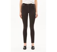 TILLAA MID WAIST SKINNY JEANS | Bio-Baumwoll Mix X-Stretch - braun (34-30)